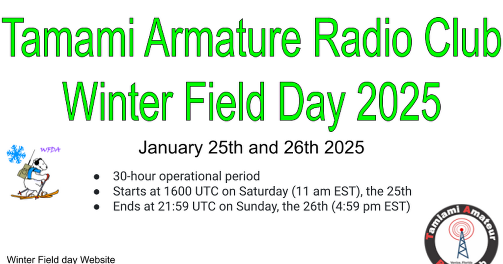 winter field day 2025